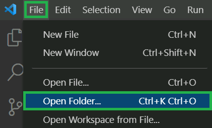 Open file explorer