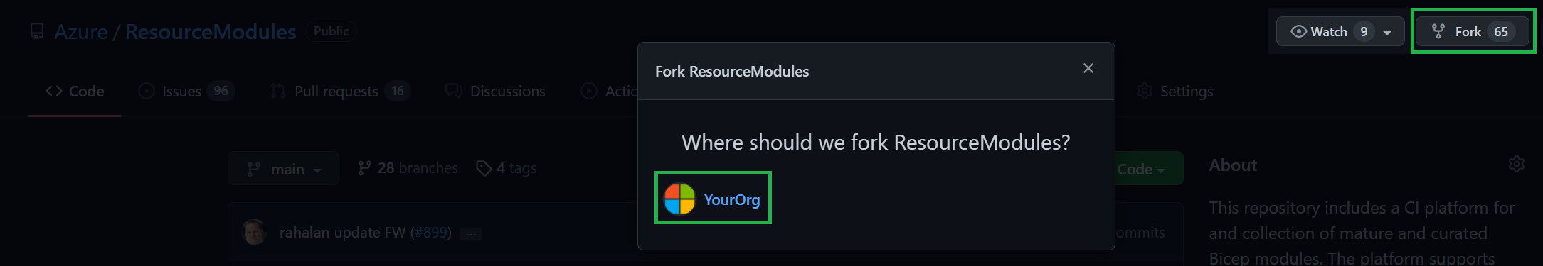 Repository Fork