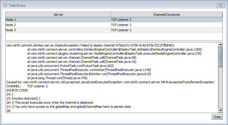 Advanced Clustering Task Errors